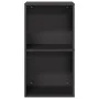 Leñero negro 40x30x75 cm Acero laminado en frío de , Bolsas y soportes de leña - Ref: Foro24-864191, Precio: 81,97 €, Descuen...