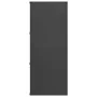 Leñero negro 40x30x75 cm Acero laminado en frío de , Bolsas y soportes de leña - Ref: Foro24-864191, Precio: 81,97 €, Descuen...