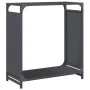 Leñero antracita 60x28x65 cm Acero laminado en frío de , Bolsas y soportes de leña - Ref: Foro24-864201, Precio: 54,35 €, Des...