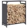 Leñero antracita 60x28x65 cm Acero laminado en frío de , Bolsas y soportes de leña - Ref: Foro24-864201, Precio: 54,35 €, Des...