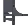 Leñero antracita 60x28x65 cm Acero laminado en frío de , Bolsas y soportes de leña - Ref: Foro24-864201, Precio: 54,35 €, Des...