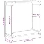 Leñero antracita 60x28x65 cm Acero laminado en frío de , Bolsas y soportes de leña - Ref: Foro24-864201, Precio: 54,35 €, Des...