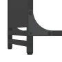 Leñero negro 90x28x65 cm Acero laminado en frío de , Bolsas y soportes de leña - Ref: Foro24-864203, Precio: 59,67 €, Descuen...
