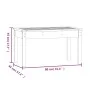Banco de jardín madera maciza pino negro 80x44x45 cm de vidaXL, Bancos de jardín - Ref: Foro24-824001, Precio: 59,04 €, Descu...