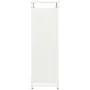 Leñero blanco 44x28x90 cm Acero laminado en frío de , Bolsas y soportes de leña - Ref: Foro24-864208, Precio: 59,96 €, Descue...