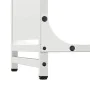 Leñero blanco 44x28x90 cm Acero laminado en frío de , Bolsas y soportes de leña - Ref: Foro24-864208, Precio: 59,96 €, Descue...