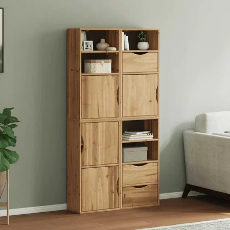 Armarios auxiliares 4 uds "ODDA" 40x24x79 cm Madera maciza pino de , Aparadores - Ref: Foro24-3365350, Precio: 212,03 €, Desc...
