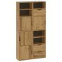 Armarios auxiliares 4 uds "ODDA" 40x24x79 cm Madera maciza pino de , Aparadores - Ref: Foro24-3365350, Precio: 212,03 €, Desc...