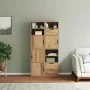 Armarios auxiliares 4 uds "ODDA" 40x24x79 cm Madera maciza pino de , Aparadores - Ref: Foro24-3365350, Precio: 212,03 €, Desc...