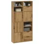 Armarios auxiliares 4 uds "ODDA" 40x24x79 cm Madera maciza pino de , Aparadores - Ref: Foro24-3365350, Precio: 212,03 €, Desc...