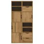 Armarios auxiliares 4 uds "ODDA" 40x24x79 cm Madera maciza pino de , Aparadores - Ref: Foro24-3365350, Precio: 212,03 €, Desc...
