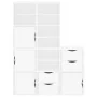 Armarios auxiliares 5 uds "ODDA" blanco 40x24x79 cm madera pino de , Aparadores - Ref: Foro24-3365359, Precio: 272,95 €, Desc...