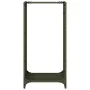 Leñero verde oliva 40x30x80 cm Acero laminado en frío de , Bolsas y soportes de leña - Ref: Foro24-864222, Precio: 57,75 €, D...