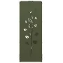 Leñero verde oliva 40x30x80 cm Acero laminado en frío de , Bolsas y soportes de leña - Ref: Foro24-864222, Precio: 57,75 €, D...