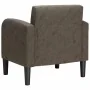 Sillón con reposabrazos gris oscuro 54 cm cuero sintética de , Sillones - Ref: Foro24-4100535, Precio: 128,53 €, Descuento: %