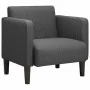 Sillón con reposabrazos gris oscuro 54 cm tejido de pana de , Sillones - Ref: Foro24-4100516, Precio: 132,71 €, Descuento: %