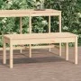 Banco de jardín madera maciza de pino 109x44x45 cm de vidaXL, Bancos de jardín - Ref: Foro24-824004, Precio: 57,08 €, Descuen...