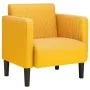 Sillón con reposabrazos amarillo claro 54 cm tejido de pana von , Sessel - Ref: Foro24-4100521, Preis: 133,15 €, Rabatt: %