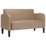 Sofá Loveseat Cappuccino 110 cm Cuero sintético de , Sofás - Ref: Foro24-4100540, Precio: 158,59 €, Descuento: %