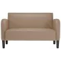 Sofá Loveseat Cappuccino 110 cm Cuero sintético de , Sofás - Ref: Foro24-4100540, Precio: 158,59 €, Descuento: %