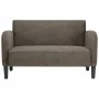 Sofá Loveseat gris oscuro 110 cm cuero sintética by , Sofas - Ref: Foro24-4100542, Price: 176,95 €, Discount: %