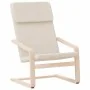 Sillón relajante de tela color crema de , Sillones - Ref: Foro24-352445, Precio: 71,40 €, Descuento: %