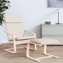 Sillón relajante de tela color crema de , Sillones - Ref: Foro24-352445, Precio: 71,40 €, Descuento: %