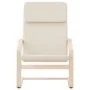 Sillón relajante de tela color crema de , Sillones - Ref: Foro24-352445, Precio: 71,40 €, Descuento: %