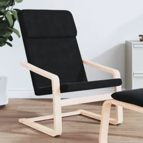 Sillón relajante de tela negra de , Sillones - Ref: Foro24-352447, Precio: 68,17 €, Descuento: %