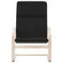 Sillón relajante de tela negra de , Sillones - Ref: Foro24-352447, Precio: 68,17 €, Descuento: %
