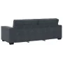 Sofá de 3 plazas terciopelo gris oscuro 180 cm by , Sofas - Ref: Foro24-4105031, Price: 262,19 €, Discount: %