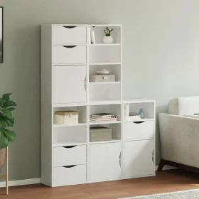 Armarios auxiliares 5 uds "ODDA" blanco 40x24x79 cm madera pino de , Aparadores - Ref: Foro24-3365367, Precio: 272,75 €, Desc...