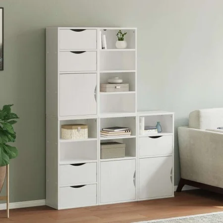 Armarios auxiliares 5 uds "ODDA" blanco 40x24x79 cm madera pino de , Aparadores - Ref: Foro24-3365367, Precio: 272,75 €, Desc...