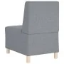 Sillón Sofá Tela Gris Claro 55 cm de , Sofás - Ref: Foro24-4108468, Precio: 120,38 €, Descuento: %