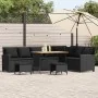 Set de sofás de jardín en forma de L con cojines 4 pzas negro de , Conjuntos de jardín - Ref: Foro24-3365325, Precio: 662,40 ...