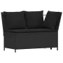 Set de sofás de jardín en forma de L con cojines 4 pzas negro de , Conjuntos de jardín - Ref: Foro24-3365325, Precio: 662,40 ...