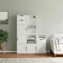 Armarios auxiliares 5 uds "ODDA" blanco 40x24x79 cm madera pino de , Aparadores - Ref: Foro24-3365365, Precio: 272,02 €, Desc...