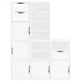 Armarios auxiliares 5 uds "ODDA" blanco 40x24x79 cm madera pino de , Aparadores - Ref: Foro24-3365365, Precio: 272,02 €, Desc...