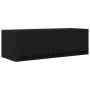 Mueble de TV de madera de roble negro 80x31x25,5 cm de , Muebles TV - Ref: Foro24-861510, Precio: 55,51 €, Descuento: %