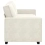Sofá de 3 plazas terciopelo color crema 180 cm de , Sofás - Ref: Foro24-4105038, Precio: 298,47 €, Descuento: %