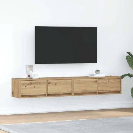 Muebles para TV 2 uds madera roble artisan 80x31x25,5 cm de , Muebles TV - Ref: Foro24-861525, Precio: 94,76 €, Descuento: %