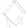 Leñero blanco 100x25x100 cm Acero laminado en frío de , Bolsas y soportes de leña - Ref: Foro24-864288, Precio: 36,71 €, Desc...