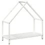 Leñero blanco 60x25x60 cm Acero laminado en frío de , Bolsas y soportes de leña - Ref: Foro24-864304, Precio: 36,63 €, Descue...