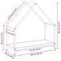 Leñero blanco 60x25x60 cm Acero laminado en frío de , Bolsas y soportes de leña - Ref: Foro24-864304, Precio: 36,63 €, Descue...