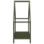 Leñero verde oliva 60x25x60 cm Acero laminado en frío de , Bolsas y soportes de leña - Ref: Foro24-864306, Precio: 36,63 €, D...