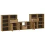 Muebles de TV 5 uds. con almacenaje "ODDA" madera maciza pino de , Muebles TV - Ref: Foro24-3365378, Precio: 257,28 €, Descue...