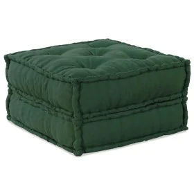 Puff modular de tela verde 70x70x36 cm de , Cojines para sillas y sofás - Ref: Foro24-4019035, Precio: 117,18 €, Descuento: %