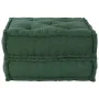Puff modular de tela verde 70x70x36 cm de , Cojines para sillas y sofás - Ref: Foro24-4019035, Precio: 117,18 €, Descuento: %