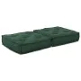 Puff modular de tela verde 70x70x36 cm de , Cojines para sillas y sofás - Ref: Foro24-4019035, Precio: 117,18 €, Descuento: %