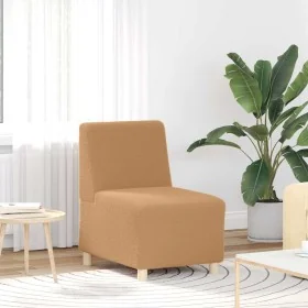 Sillón de sofá beige 55 cm tejido imitación lana rizada de , Sofás - Ref: Foro24-4108507, Precio: 125,19 €, Descuento: %